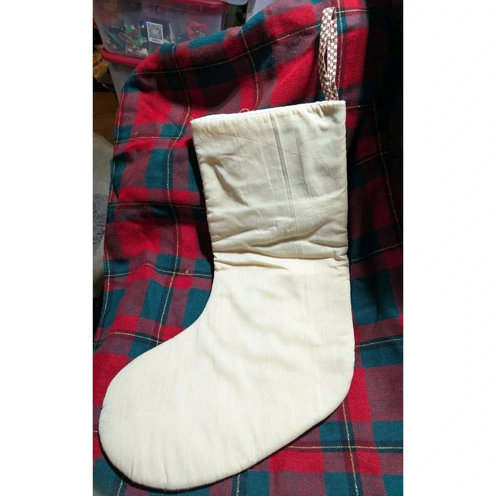 CHRISTMAS STOCKING Quilted‎ SANTA